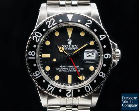 Rolex gmt master 16750 history